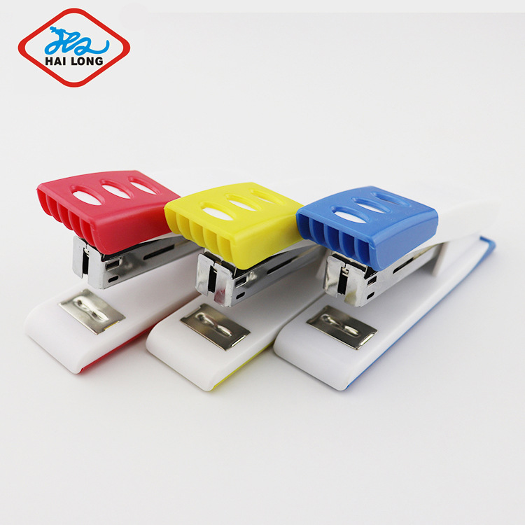 High Quality Recommended Mini Two-Color Plastic Stapler Binding Device High Quality Office Supplies High Quality Recommended Mini Two-Color Plastic Stapler Binding Device High Quality Office Supplies