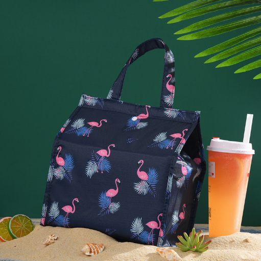  Lunch Box Hot and Cold Thermal Bag Food Warm Breakfast Zipper Packing Handbag Portable Double Layer out Fresh-Keeping