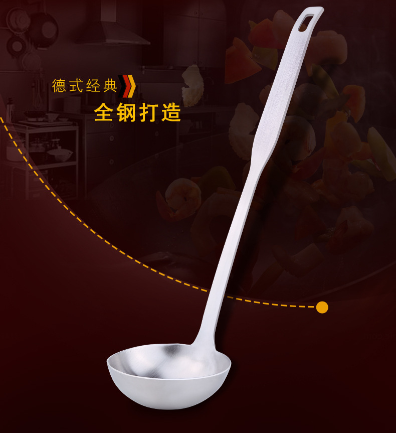 304 Stainless Steel Colander Suit Kitchen Thickened Hot Pot Spoon Long Handle Kitchenware Set Spoon Spoon 304 Stainless Steel Colander Suit Kitchen Thickened Hot Pot Spoon Long Handle Kitchenware Set Spoon Spoon