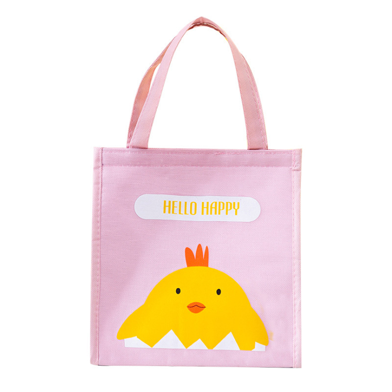 Cross-Border Lunch Bag Insulated Bag Portable Fresh-Keeping Lunch Box Bag Cartoon Student Handbag Lunch Bag Wholesale