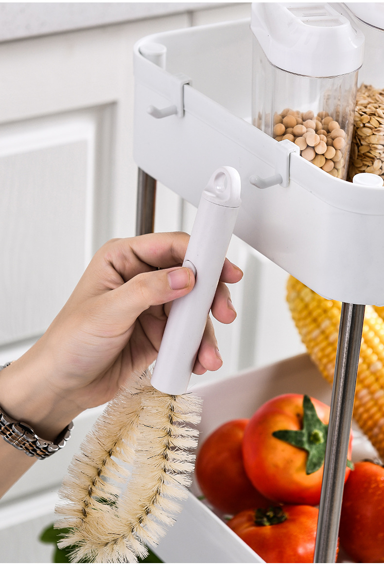 New Plastic Bathroom Bathroom Clamp Storage Rack Kitchen Refrigerator Gap Organizing Cabinet Gap Storage Rack