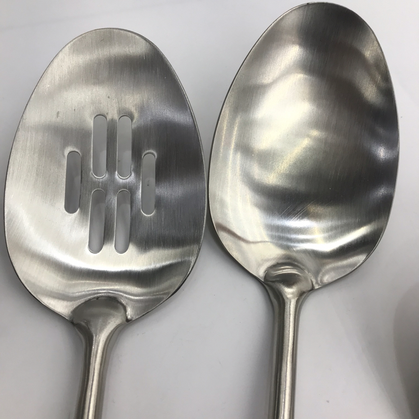 201 Stainless Steel Kitchenware Bamboo Wooden Handle Double Stand Porridge Colander Spatula Long Tongue Drain Short Rice Spoon Can Be Customized 201 Stainless Steel Kitchenware Bamboo Wooden Handle Double Stand Porridge Colander Spatula Long Tongue Drain Short Rice Spoon Can Be Customized