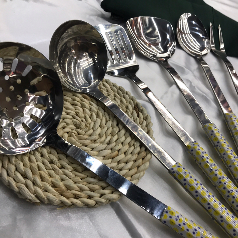 Stainless Steel Kitchenware 3cm Hand-Held Fireworks Square Handle Porridge Colander Spatula Flat Shovel Long Tongue Spoon Hotel Dedicated for Customization Stainless Steel Kitchenware 3cm Hand-Held Fireworks Square Handle Porridge Colander Spatula Flat Shovel Long Tongue Spoon Hotel Dedicated for Customization