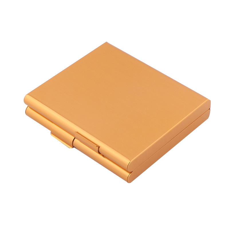 20 PCs Metal Creativity Double-Open Cigarette Box Pressure-Resistant Moisture-Proof Fresh-Keeping Aluminum Alloy Cigarette Accessories Glossy Cigarette Box