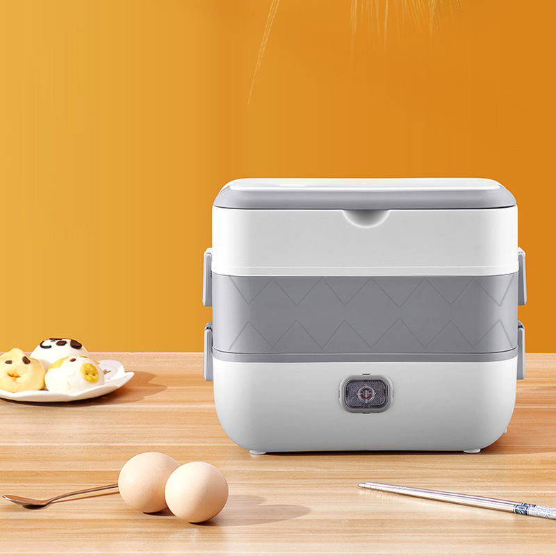 Electric Lunch Box Fresh-Keeping Heat Preservation from Tropical Lunch Box Steam Rice Fantastic Product Can Be Inserted into Electric Heating Lunch Box Office Workers