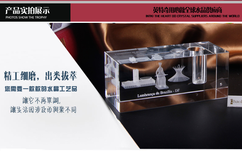Customized crystal cube 3 d laser internal carving crafts decoration office school supplies with pen inserted souvenirs Customized crystal cube 3 d laser internal carving crafts decoration office school supplies with pen inserted souvenirs