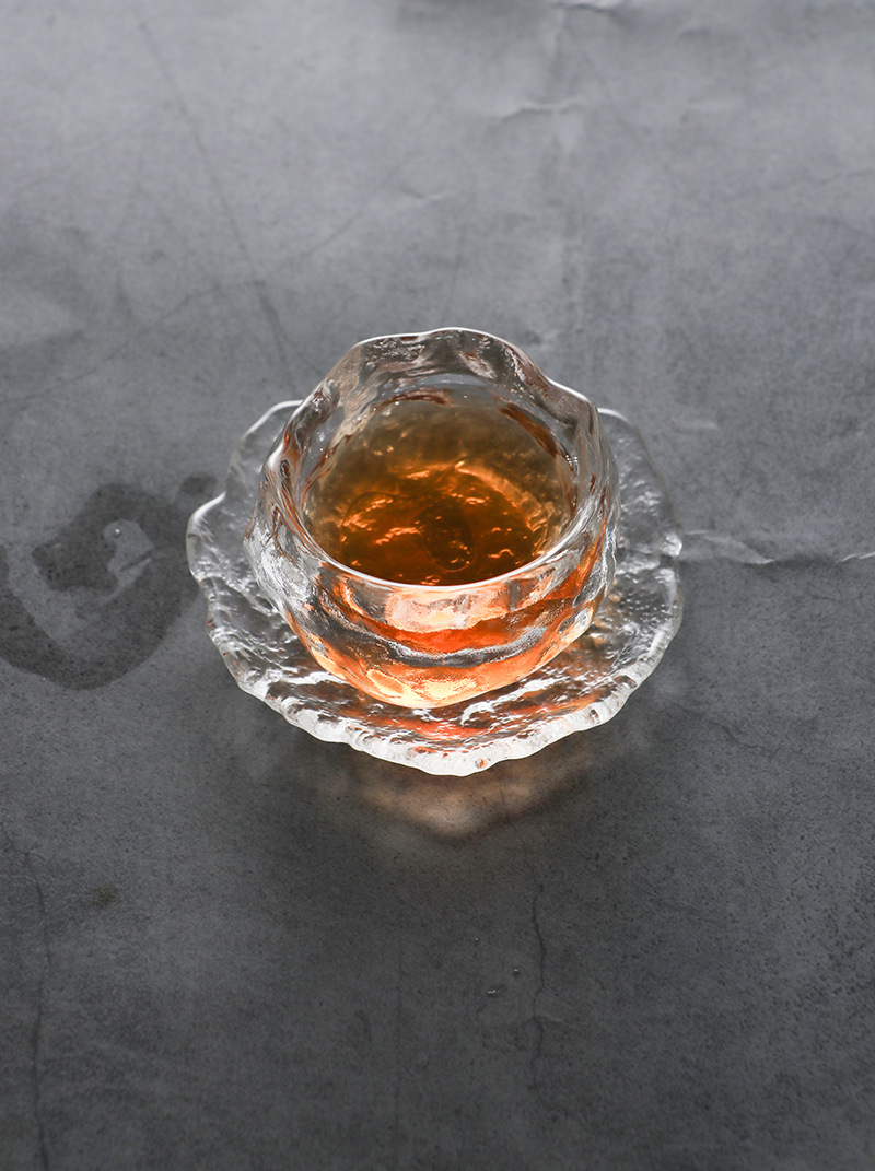 Glass Tea Cup Single Cup Japanese Mini Personal Small Teacup Thickened Glass Cup Sets Master Cup Wholesale
