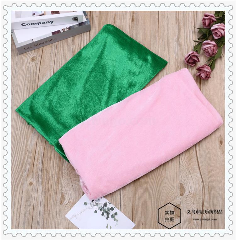 Polyester Material Pleuche Cloth Solid Color Printing Christmas Gift Cloth Stage Curtain Background Fabric