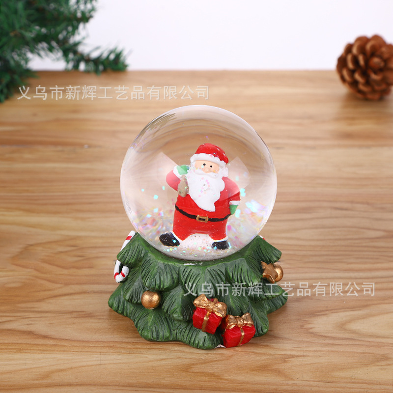 Amazon Resin Crafts 80cm Santa Claus Glass Crystal Ball with Rotating Snowflakes with Lights Amazon Resin Crafts 80cm Santa Claus Glass Crystal Ball with Rotating Snowflakes with Lights