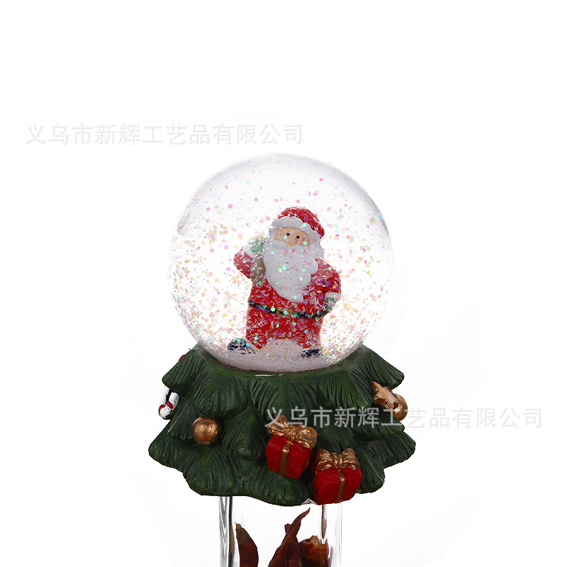 Amazon Resin Crafts 80cm Santa Claus Glass Crystal Ball with Rotating Snowflakes with Lights Amazon Resin Crafts 80cm Santa Claus Glass Crystal Ball with Rotating Snowflakes with Lights