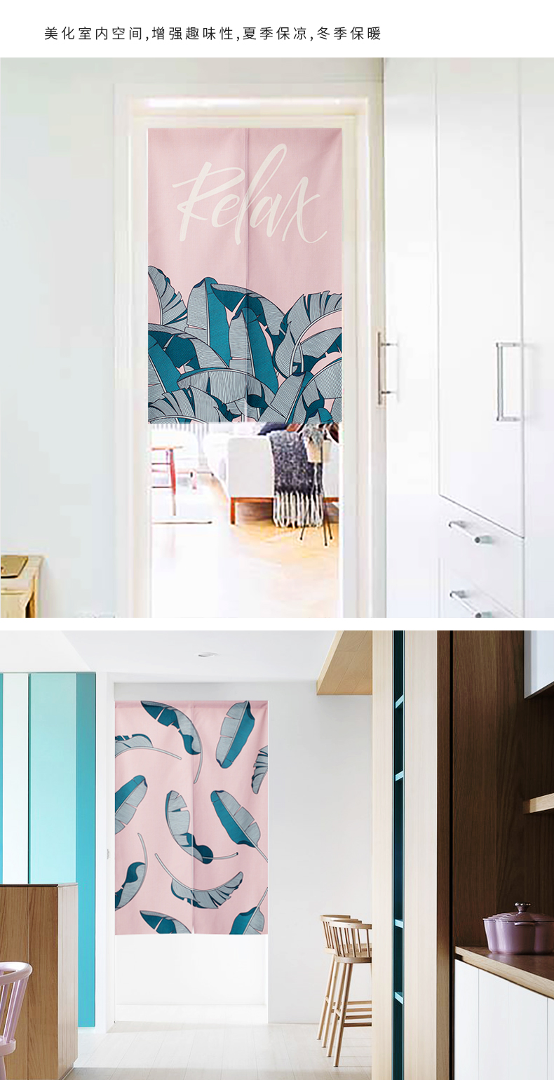 Nordic Fabric Door Curtain and Partition Curtain Household Bedroom Kitchen Cover Cloth Curtain Toilet Half Curtain Punch-Free Nordic Fabric Door Curtain and Partition Curtain Household Bedroom Kitchen Cover Cloth Curtain Toilet Half Curtain Punch-Free