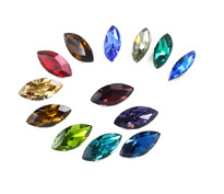 Dongzhou Crystal Axe-Shaped Flat Bottom Glass Drill DIY Crafts Accessories Dongzhou Crystal Axe-Shaped Flat Bottom Glass Drill DIY Crafts Accessories