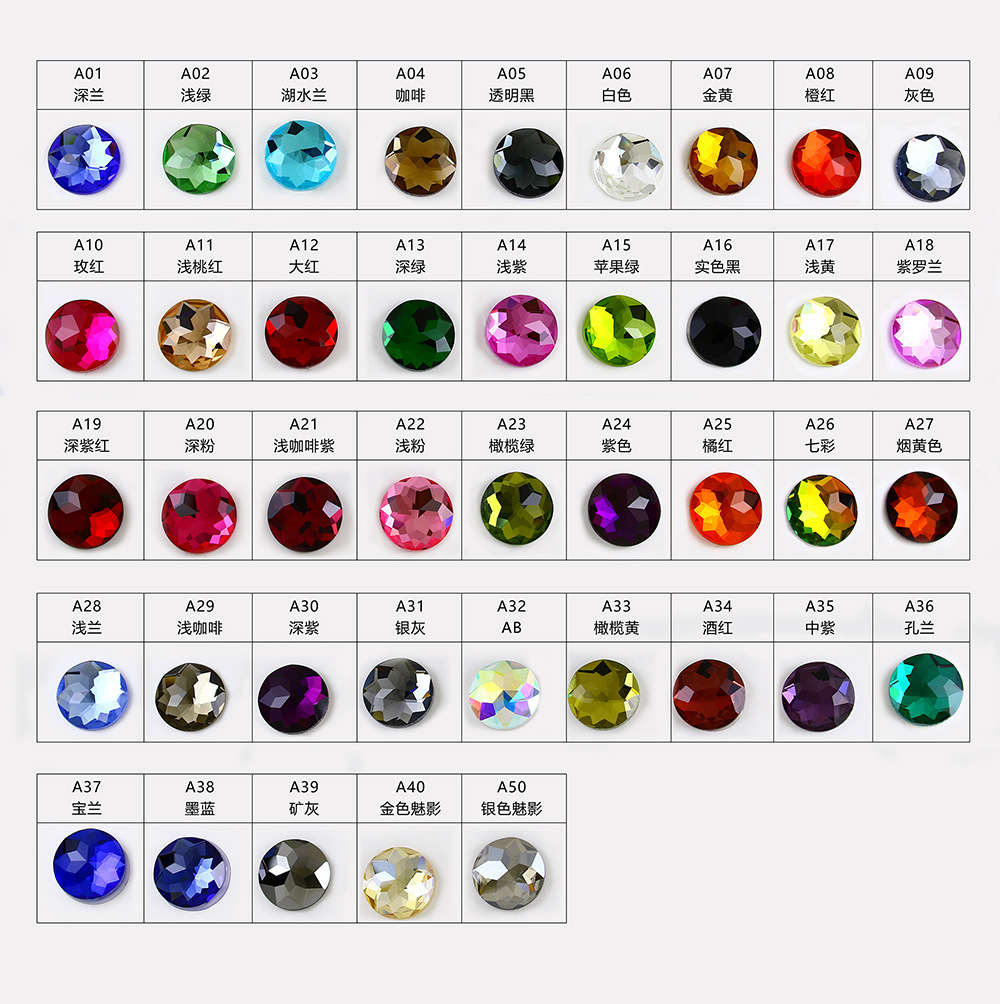 Dongzhou Crystal Axe-Shaped Flat Bottom Glass Drill DIY Crafts Accessories Dongzhou Crystal Axe-Shaped Flat Bottom Glass Drill DIY Crafts Accessories