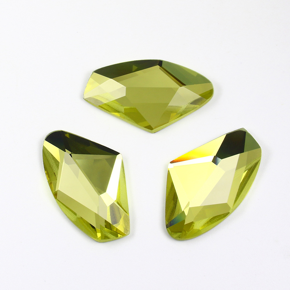 Dongzhou Crystal Axe-Shaped Flat Bottom Glass Drill DIY Crafts Accessories Dongzhou Crystal Axe-Shaped Flat Bottom Glass Drill DIY Crafts Accessories