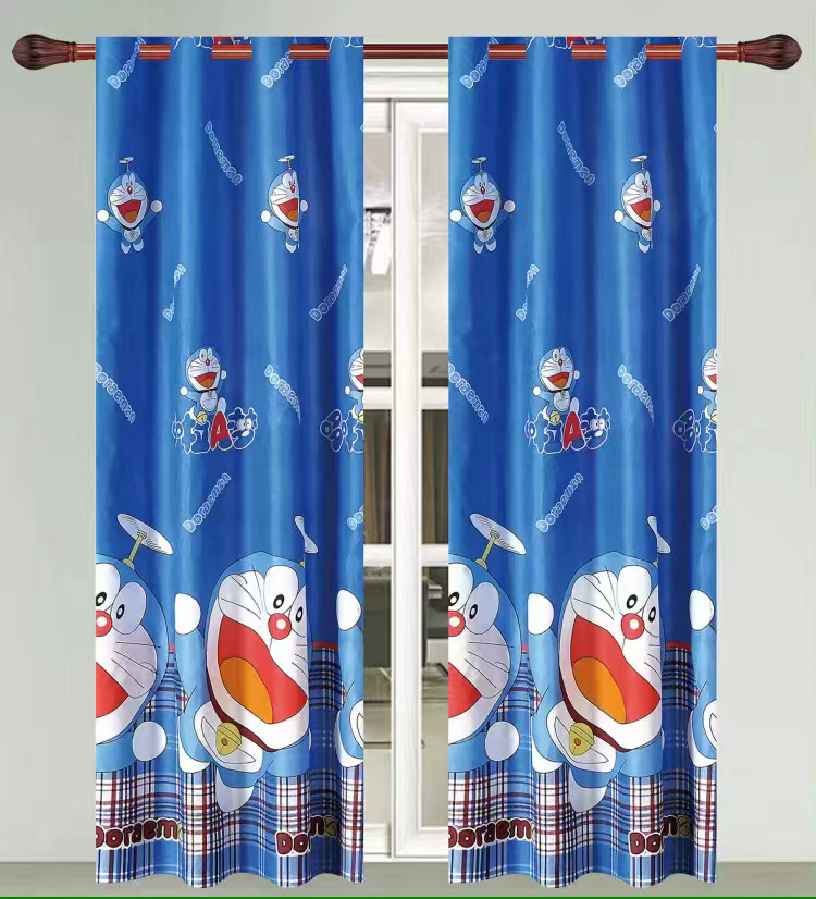 Children's Room Cartoon Bay Window Floor Curtain Finished Shading Sunshade Fabric Curtain Can Also Be Customized Children's Room Cartoon Bay Window Floor Curtain Finished Shading Sunshade Fabric Curtain Can Also Be Customized