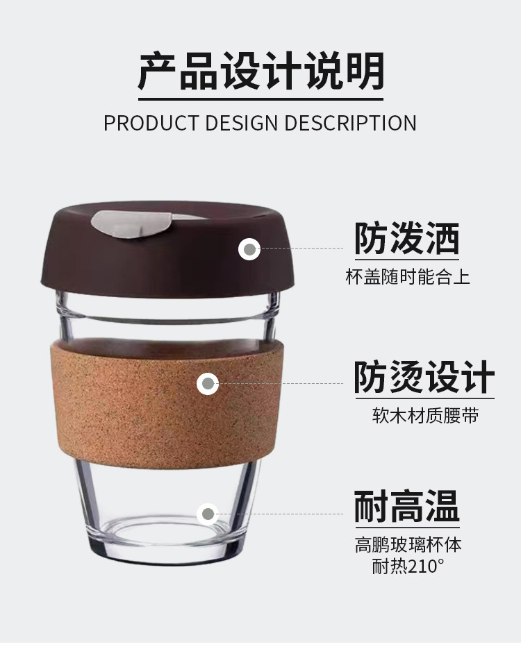 Amazon Hot Glass Coffee Cup Silicone Coffee Cup Water Cup Silicone Glass Cup Creative Glass