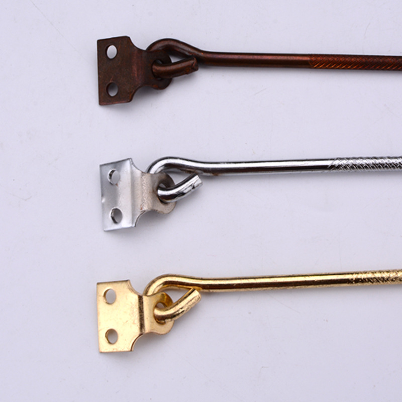 Xiesheng 8-Inch Iron Door Window Wind Hook Wind Hook Door and Window Buckle Hook Accessories Iron Windproof Hook Iron Window Hook Factory Wholesale