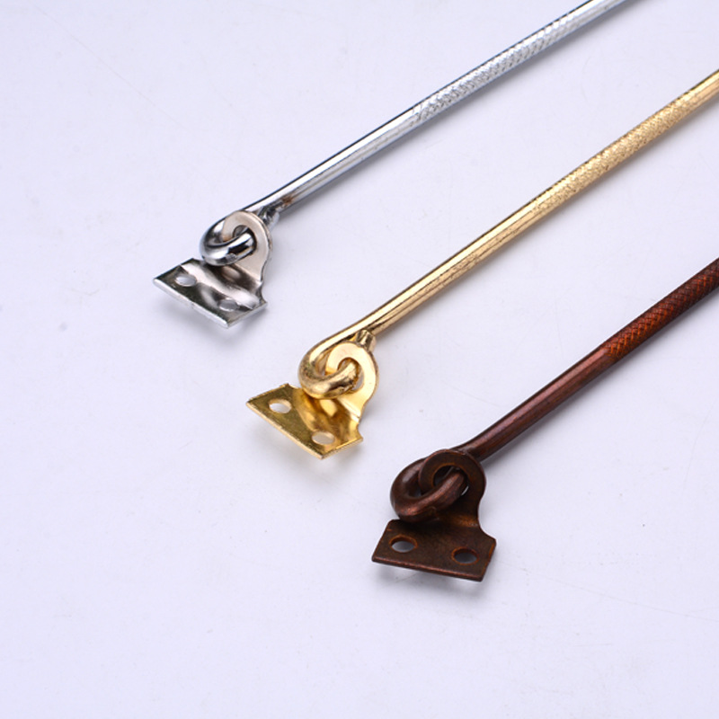 Xiesheng 8-Inch Iron Door Window Wind Hook Wind Hook Door and Window Buckle Hook Accessories Iron Windproof Hook Iron Window Hook Factory Wholesale