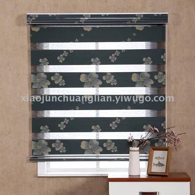 Manufacturers direct high shading soft curtain Louver curtain multilayer fabric fabric light curtain