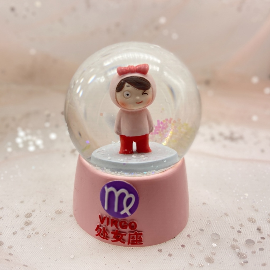 New 12 Constellation Naughty Doll Small Colorful Flash Lamp Resin Crystal Ball Decoration 45mm Gifts & Crafts New 12 Constellation Naughty Doll Small Colorful Flash Lamp Resin Crystal Ball Decoration 45mm Gifts & Crafts