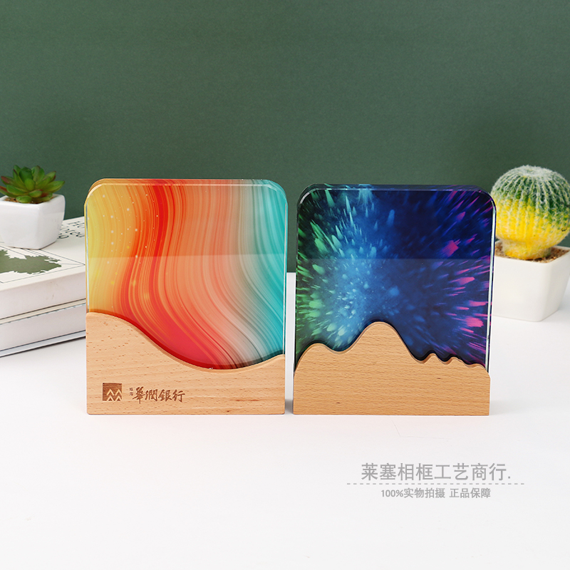 Thickened Wooden Creative Crystal High-End Elegant Decoration Enterprise Company Excellent Staff Department Medal Crafts Thickened Wooden Creative Crystal High-End Elegant Decoration Enterprise Company Excellent Staff Department Medal Crafts