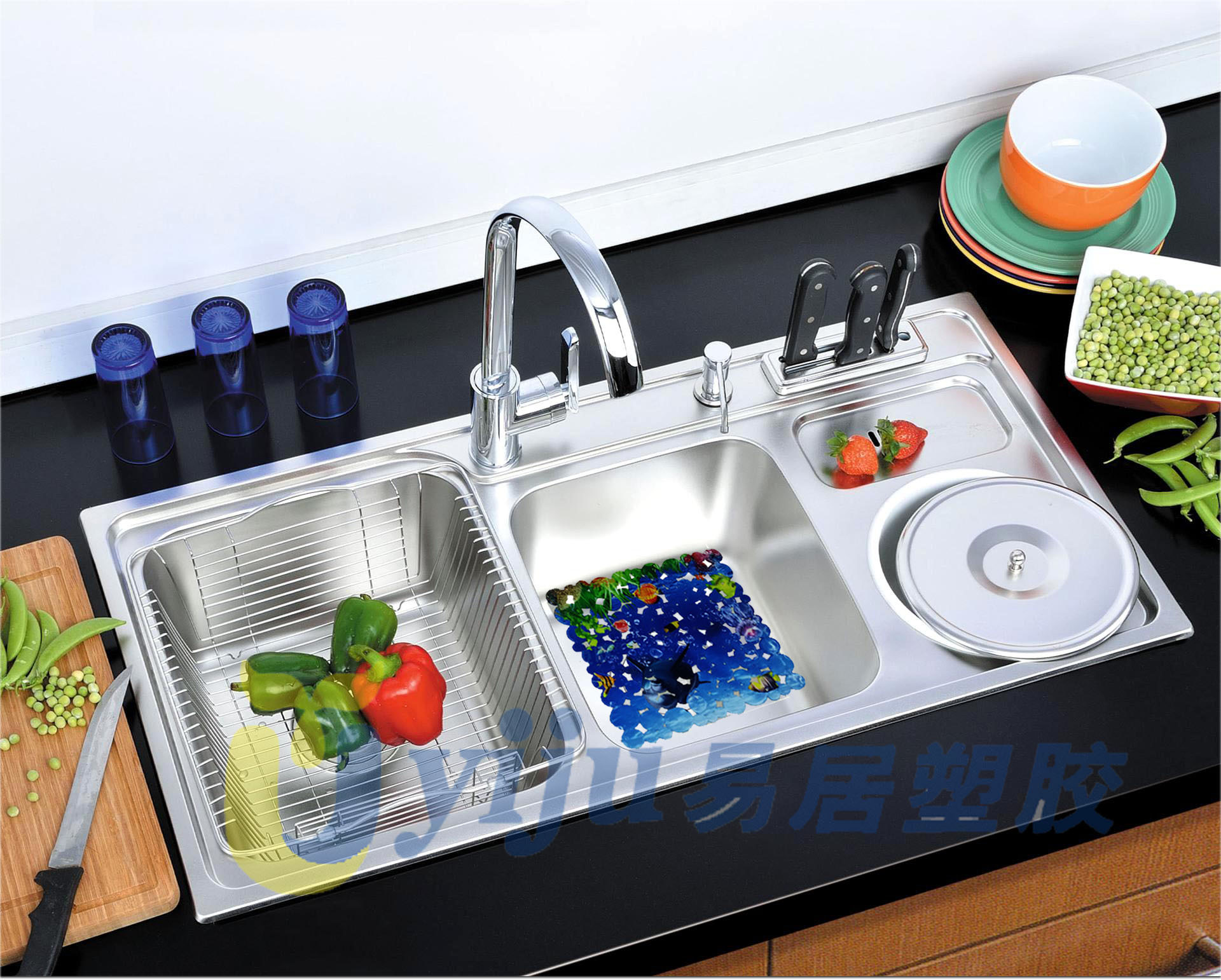 Manufacturer PVC square stone food cushion cup cushion sink mat asphalt mat anti-skid heat insulation pad bowl mat pad