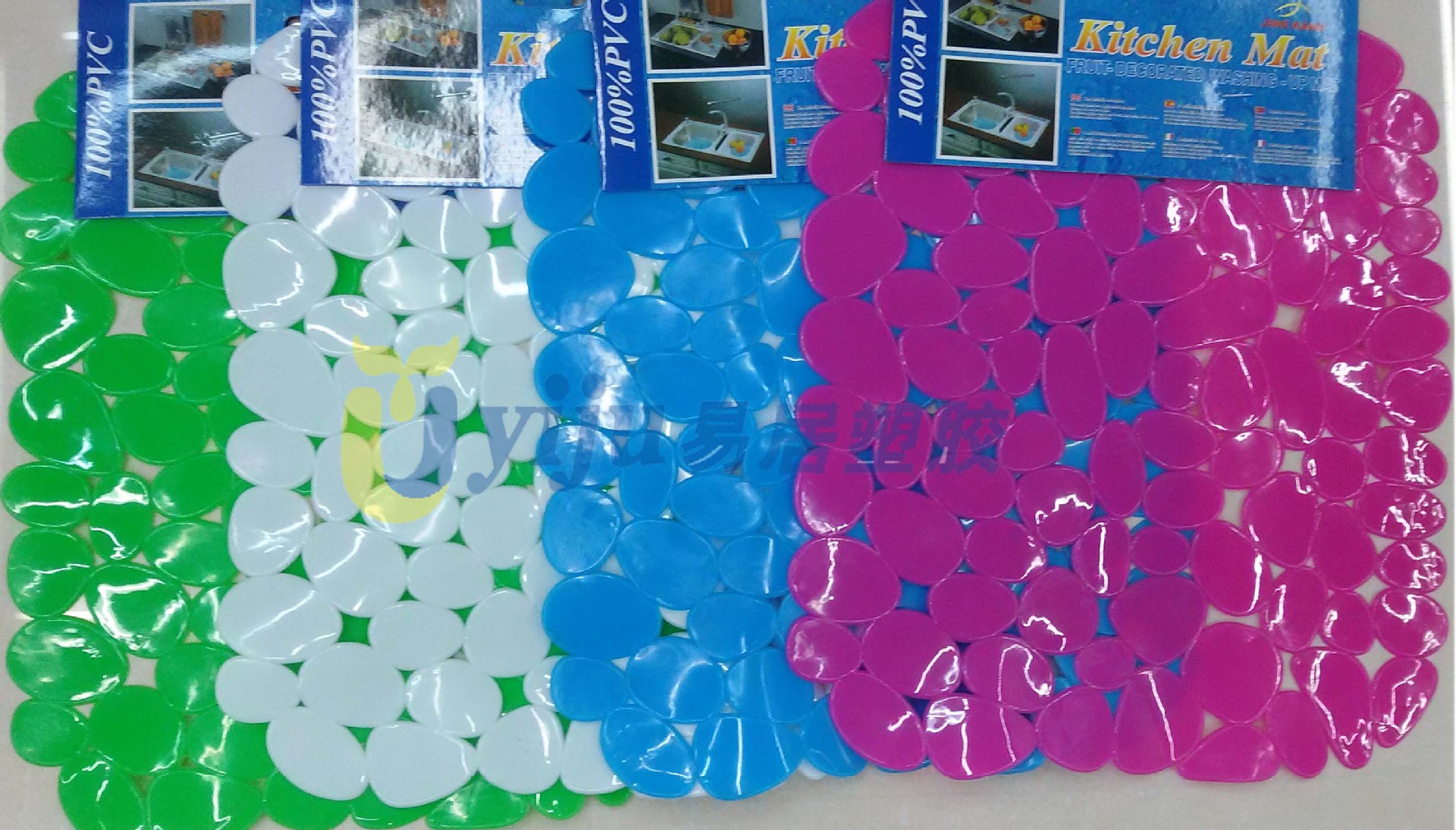 Manufacturer PVC square stone food cushion cup cushion sink mat asphalt mat anti-skid heat insulation pad bowl mat pad