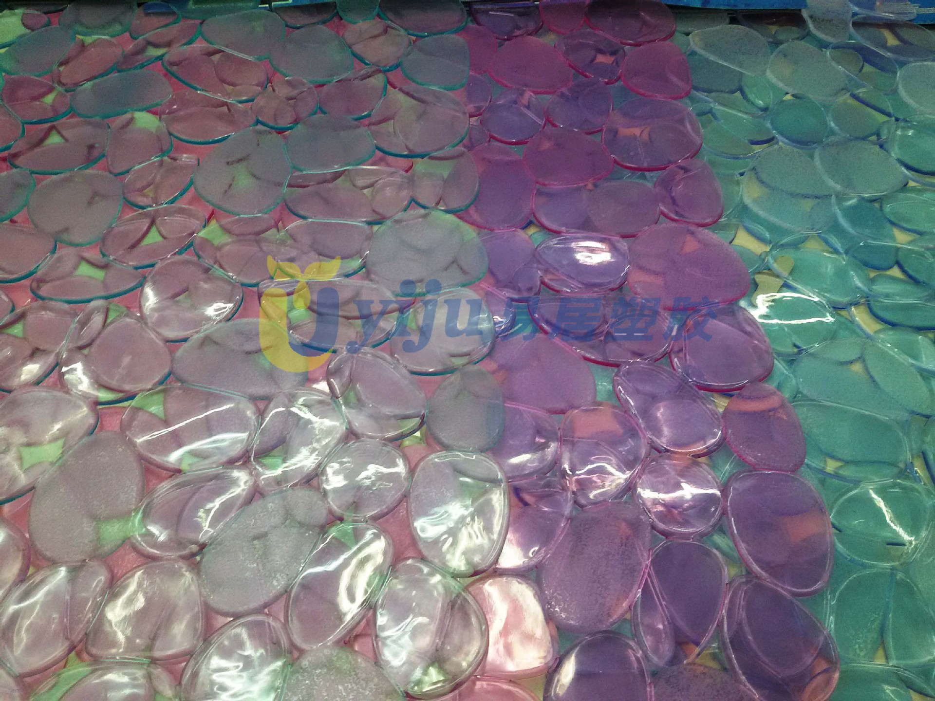 Manufacturer PVC square stone food cushion cup cushion sink mat asphalt mat anti-skid heat insulation pad bowl mat pad