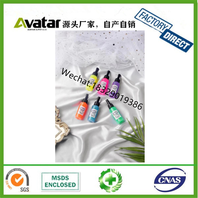 New Arrivals 120ml Glitter glue clay crafts bentonite clay crystal slime playdough tool