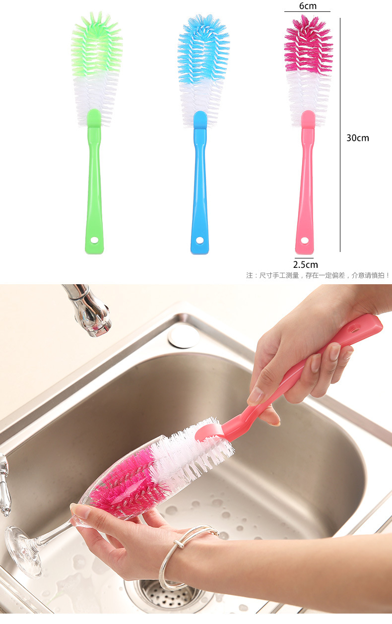 Household Strong Decontamination Cleaning Brush Creative Long Handle Soft Wool Glass Cup Brush Multi-Functional Brush Special Offer Wholesale Household Strong Decontamination Cleaning Brush Creative Long Handle Soft Wool Glass Cup Brush Multi-Functional Brush Special Offer Wholesale