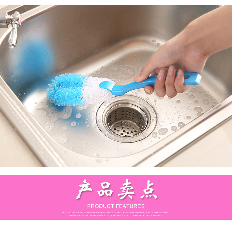 Household Strong Decontamination Cleaning Brush Creative Long Handle Soft Wool Glass Cup Brush Multi-Functional Brush Special Offer Wholesale Household Strong Decontamination Cleaning Brush Creative Long Handle Soft Wool Glass Cup Brush Multi-Functional Brush Special Offer Wholesale
