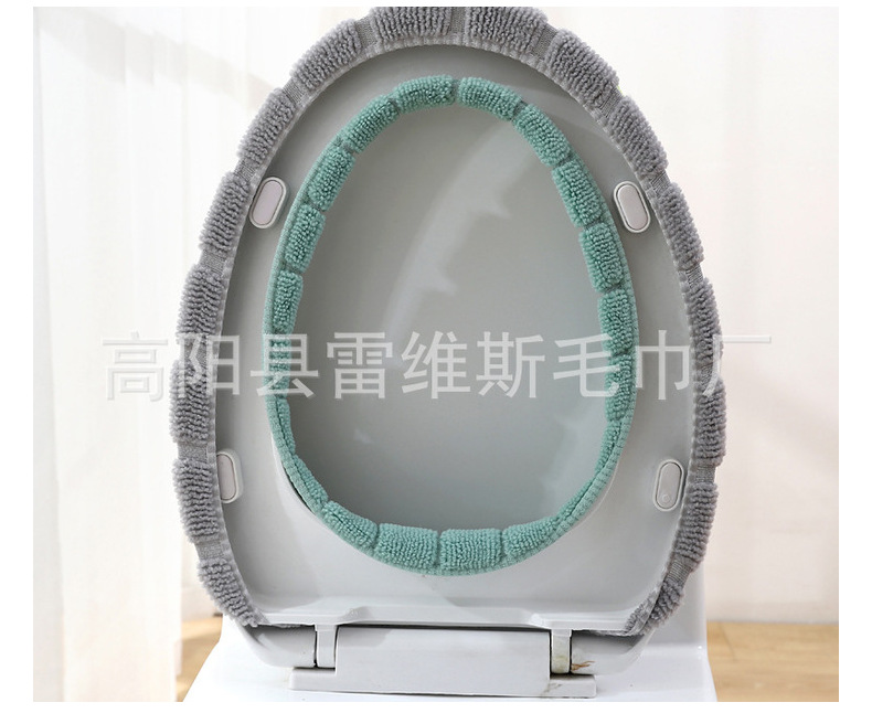 [Free Shipping] Toilet Mat Universal Thickened Toilet Seat Household Toilet Seat Double Color Closestool Cushion Manufacturers Can Wholesale