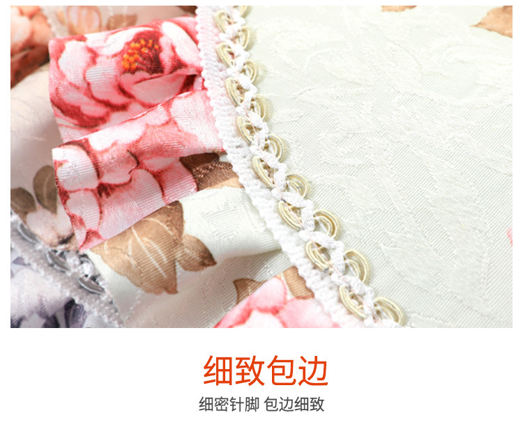 Toilet Cushion Seat Cushion Zipper Lace Toilet Seat Cover Four Seasons Universal Toilet Cover Waterproof Toilet Seat Wholesale