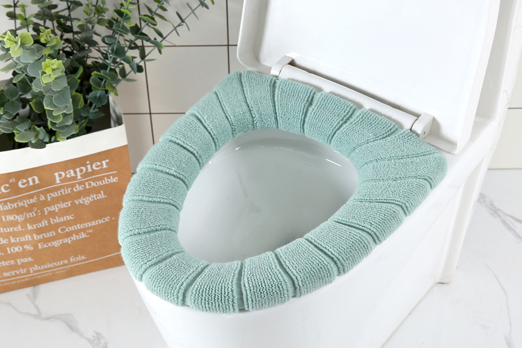 New round Toilet Mat Thickened Toilet Seat Cover Plush Universal Winter Warm Universal Toilet Cover Closestool Cushion