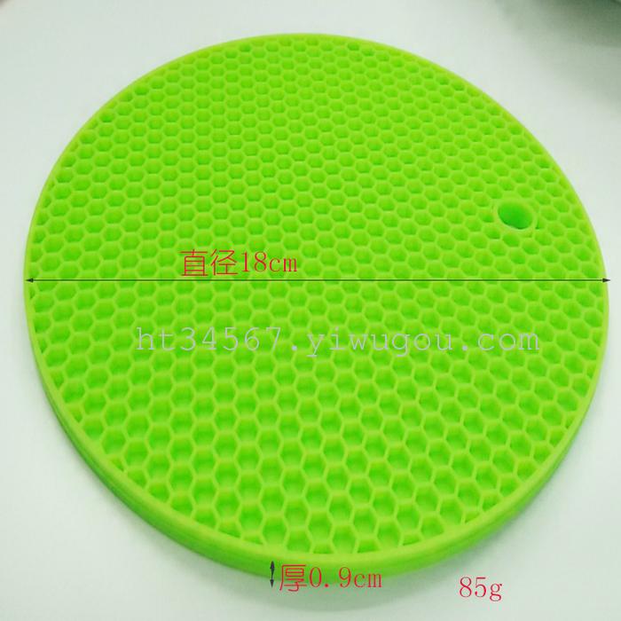 Explosion, thickened 85g waterproof table mat silicone honeycomb heat insulation pad Explosion, thickened 85g waterproof table mat silicone honeycomb heat insulation pad