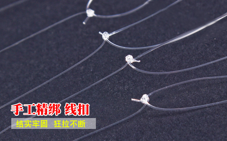 Luminous Shrimp Bionic Fish Skin Red Rubber Skin Fishing Hot Hoy Lure Beading White Strip Rubber Hook Rubber Hook Fishing Gear Fish Hook