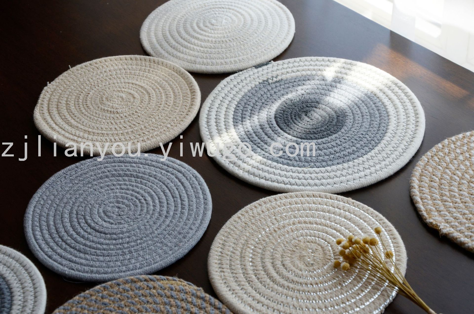 JapaneseCotton Thread Bowl Plate Potholder Thickening Heat Insulation Pad Nordic Simple Cotton and Linen Table Mat JapaneseCotton Thread Bowl Plate Potholder Thickening Heat Insulation Pad Nordic Simple Cotton and Linen Table Mat