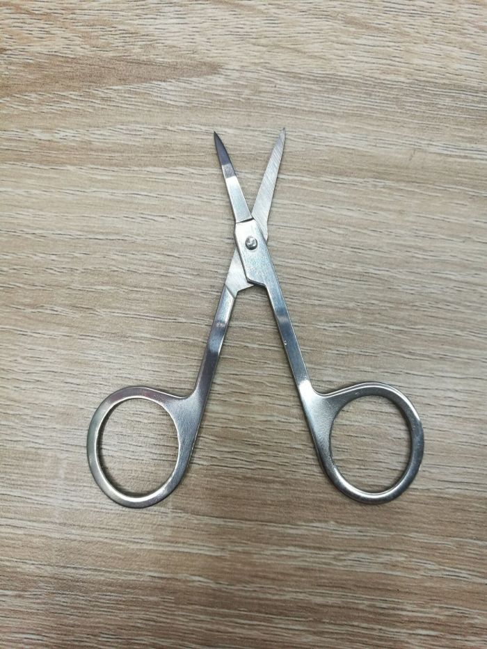 Square ring bend hair beauty tools scissors beauty scissors