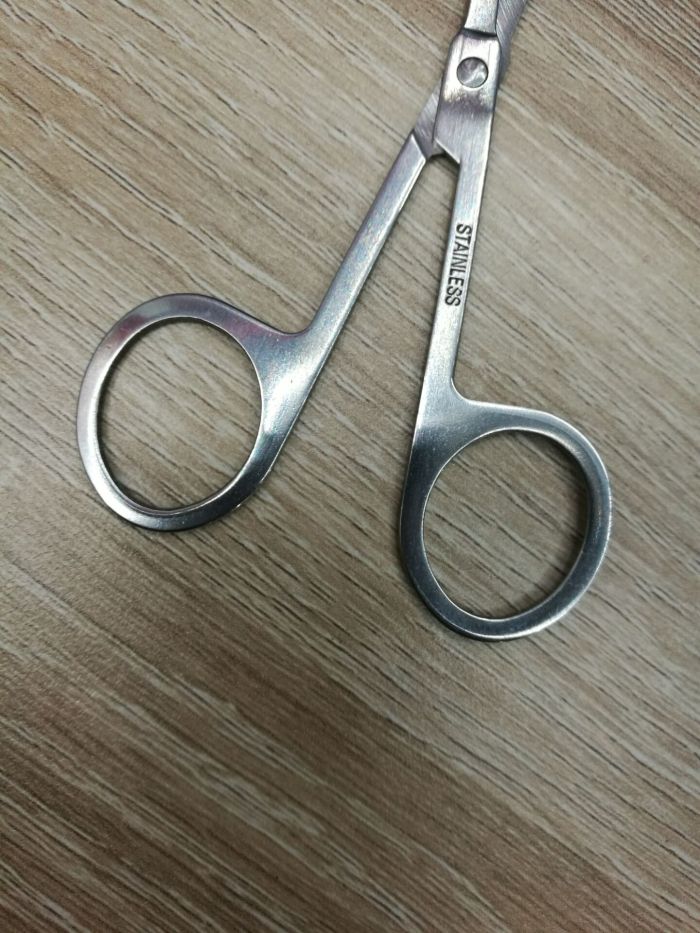 Square ring bend hair beauty tools scissors beauty scissors