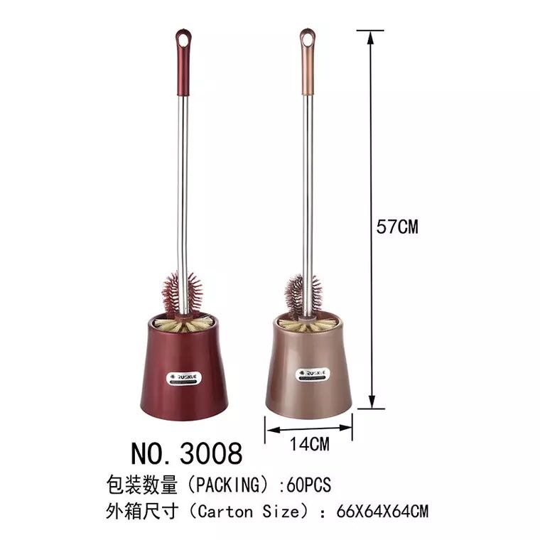 Toilet brush creative plastic toilet brush with base stainless steel toilet brush cleaning brush wholesale spot