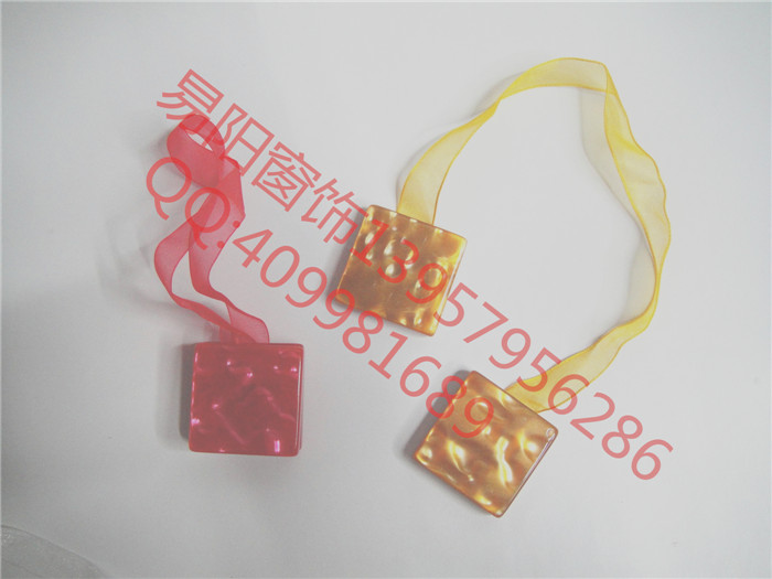 Curtain buckles, tie curtains curtain hanging Curtain accessories magnetic plastic curtain rings