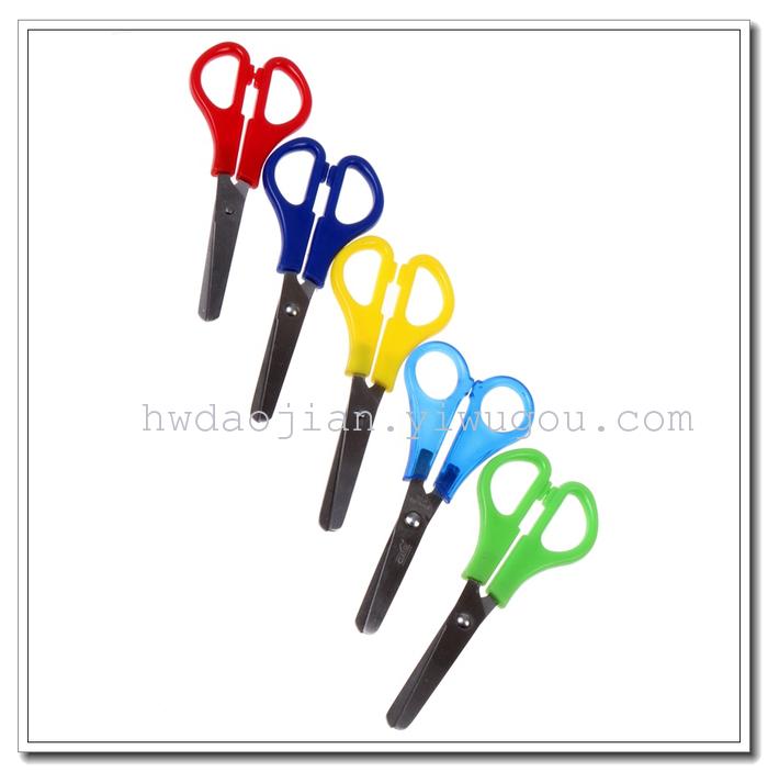 Children round head Manual scissors safety Kindergarten Paper-cut knife Children round head Manual scissors safety Kindergarten Paper-cut knife