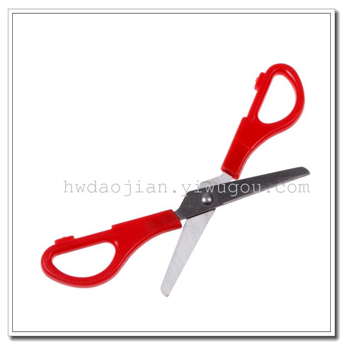 Children round head Manual scissors safety Kindergarten Paper-cut knife Children round head Manual scissors safety Kindergarten Paper-cut knife