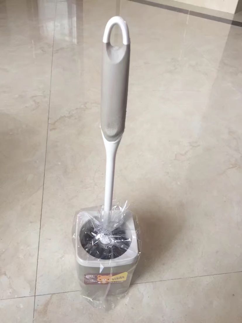 Double thickened long handle to the dead corner toilet brush set bathroom toilet cleaning crevice with base toilet brush