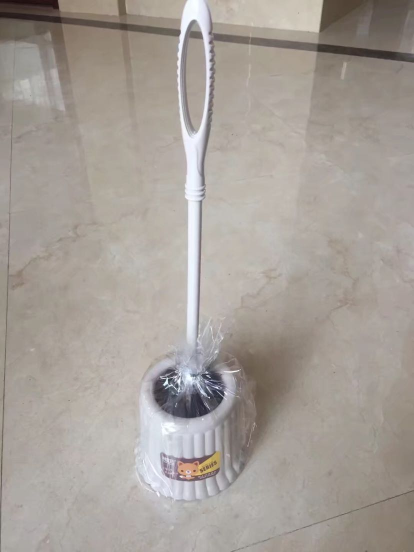 Double thickened long handle to the dead corner toilet brush set bathroom toilet cleaning crevice with base toilet brush Double thickened long handle to the dead corner toilet brush set bathroom toilet cleaning crevice with base toilet brush