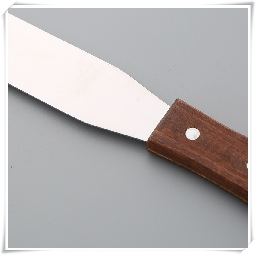 Spatula stainless steel, plastic handle butter smooth knife curved kiss knife eight \\ \\ \&#034;10\&#034; baking knife scraper