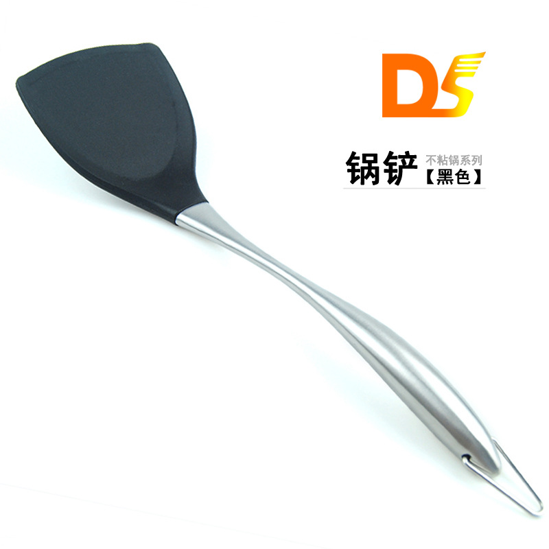 Tools Silicone NonStick Spatula NonInjury Pan Special Cooking Shovel High Temperature Resistant Stainless Steel Spatula