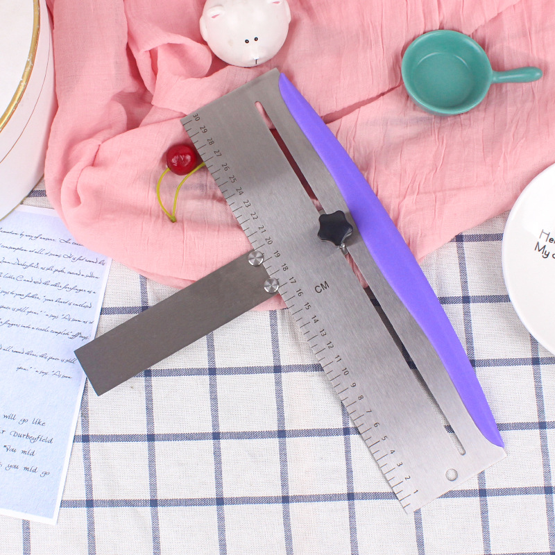 Supply Wholesale Cake Layering with Scale Spatula Stainless Steel Cake Delamination Baking Tools