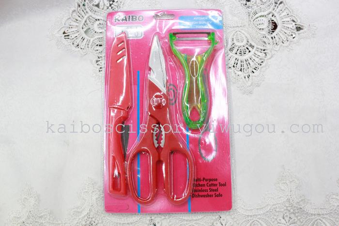 K-boom cutlery duck shear pin card KB5690 3 piece stainless steel scissors knife set K-boom cutlery duck shear pin card KB5690 3 piece stainless steel scissors knife set