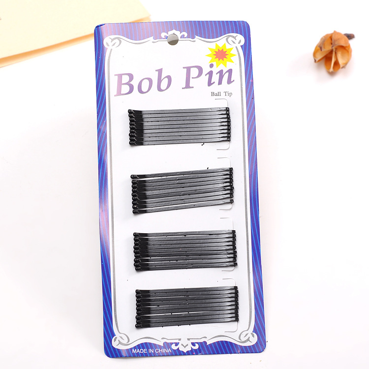 Black Wholesale Blue Card Yellow Card Updo Hair Accessories Straight Wave Steel Wire Hairpin 2 Yuan Store Supply Black Wholesale Blue Card Yellow Card Updo Hair Accessories Straight Wave Steel Wire Hairpin 2 Yuan Store Supply